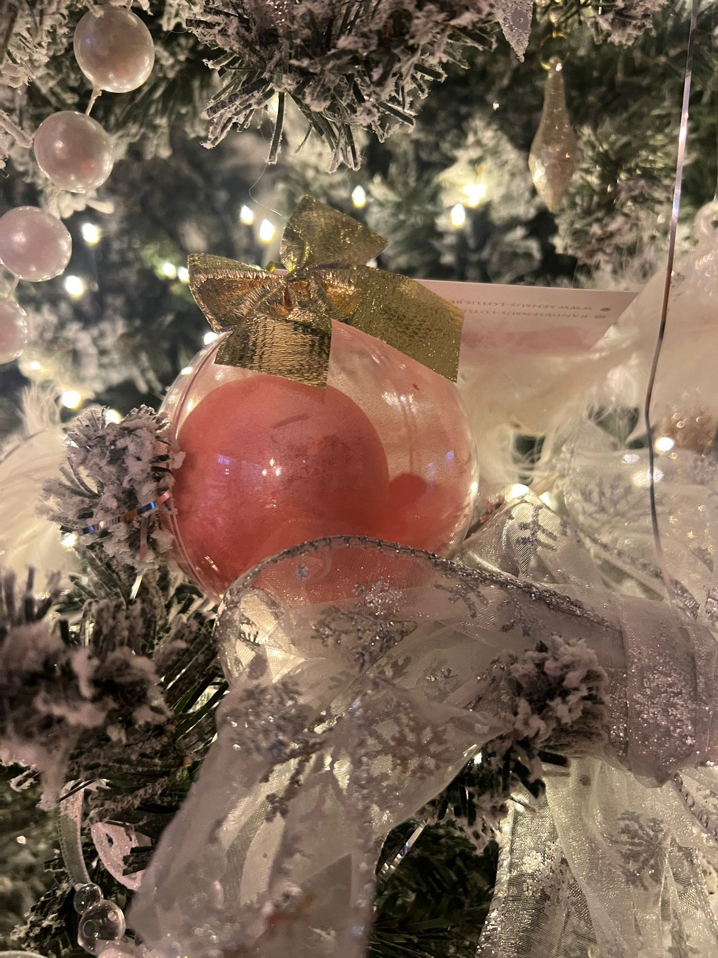 Sensus Lotus Suprise Kerstbal