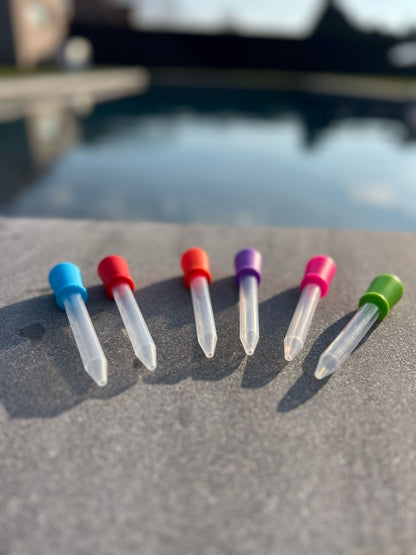 Pipette mit Farben