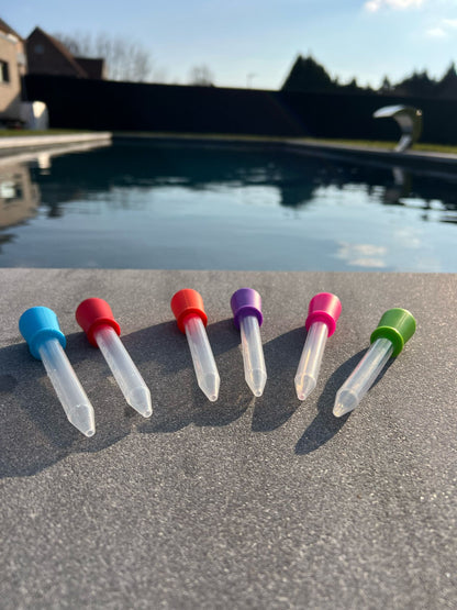 Pipette mit Farben