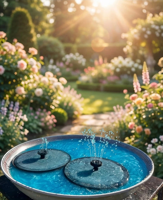 ☀️ Solar Sprinkle – Outdoor Solar Fountain